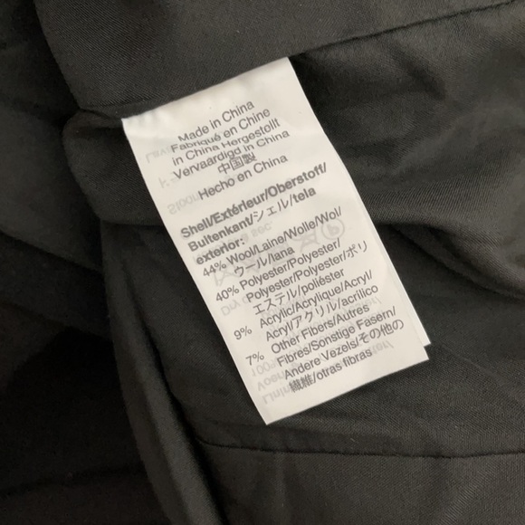 J. Crew Factory Black Pea Coat - Picture 11 of 12